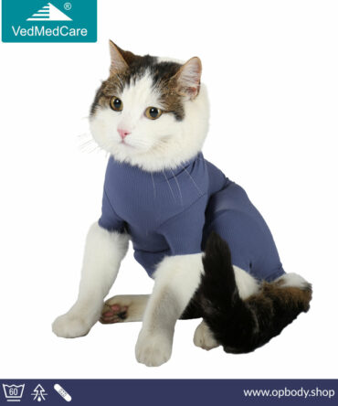 VetMedCare Cat OP Bodysuit - Especially for cats - blue