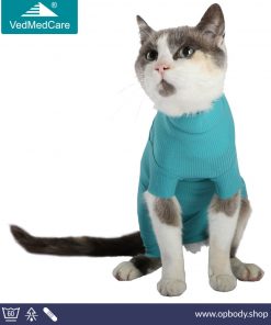 VetMedCare Cat OP Bodysuit - Especially for cats - turquoise