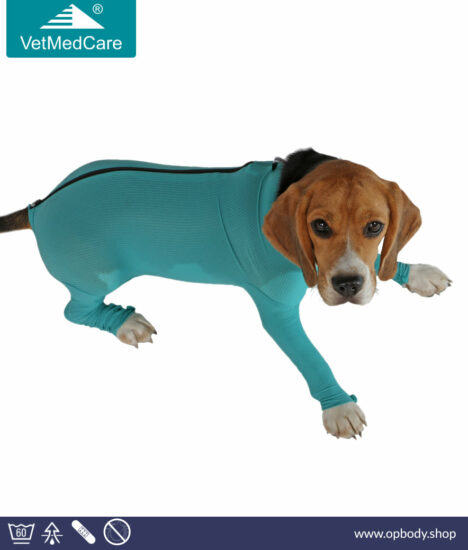 VetMedCare dog protection body - full body bodysuit with zip and legs