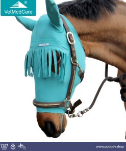 VetMedCare horse head and ear protection with fringes