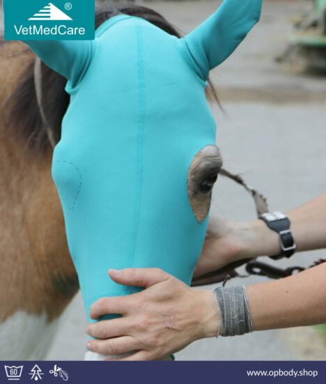VetMedCare horse head mask eye protection head hood